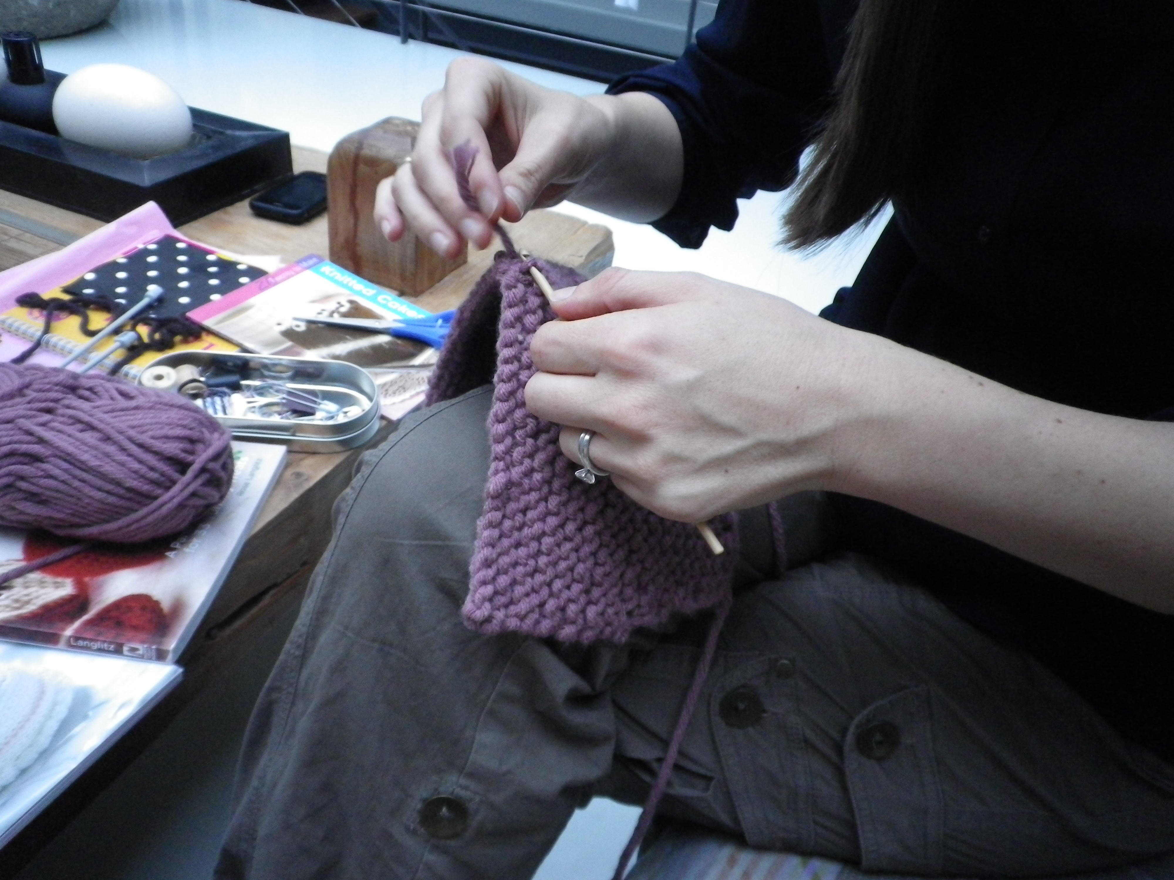 apprendre a tricoter toute seule